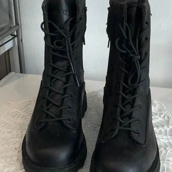 Bates Men’s 8” DuraShock Lace to Toe Side Zip Work Boot Size 9 - Picture 2 of 9